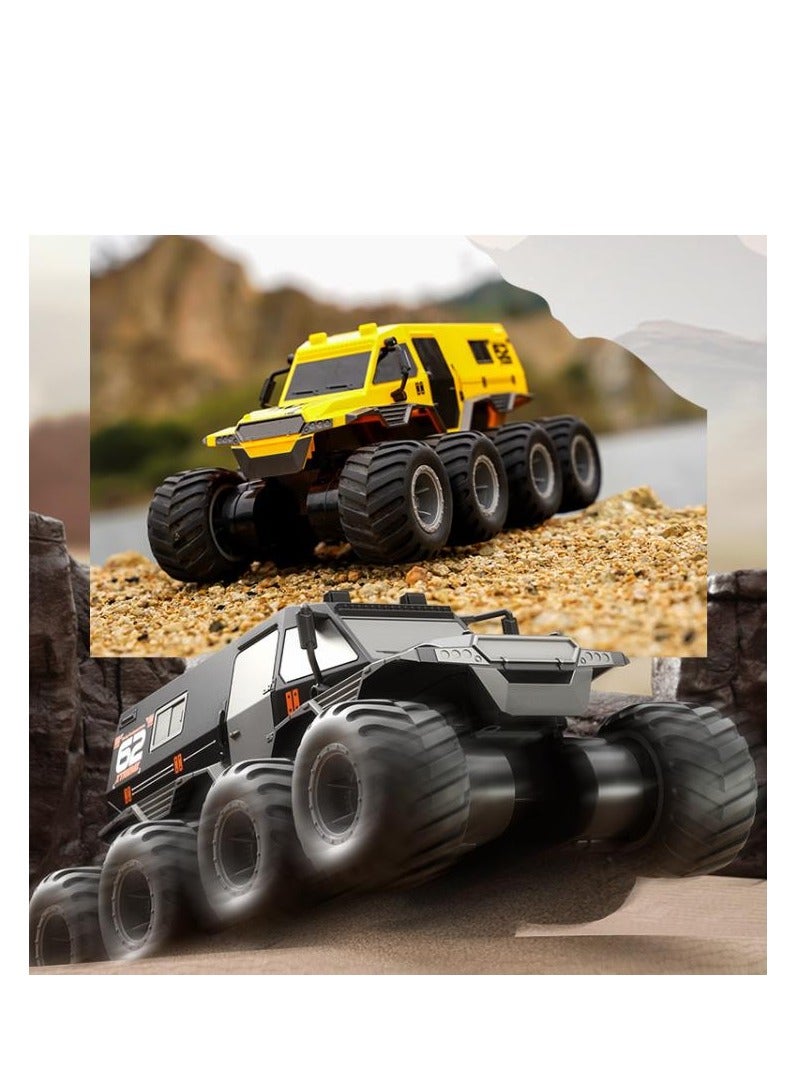 Children's Eight Wheeled Amphibious Climbing Off-Road Vehicle, Boys' Electric Remote Control Vehicle