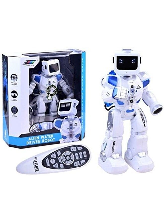 Interactive Water-Powered RC Robot - Remote Control Robot with Walking, Dancing, Talking Features - Light and Sound Effects for Kids