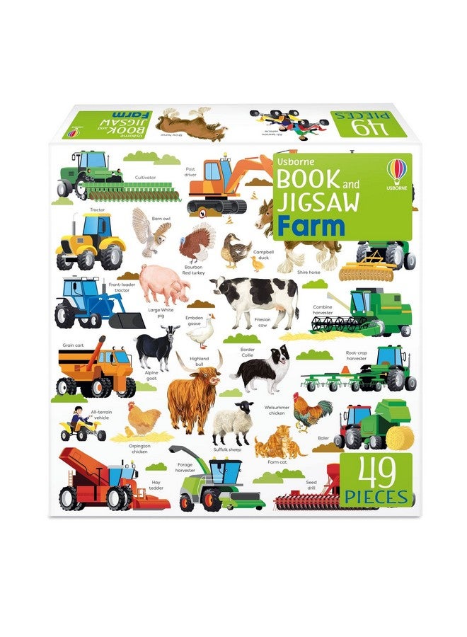 Usborne Book And Jigsaw Farm