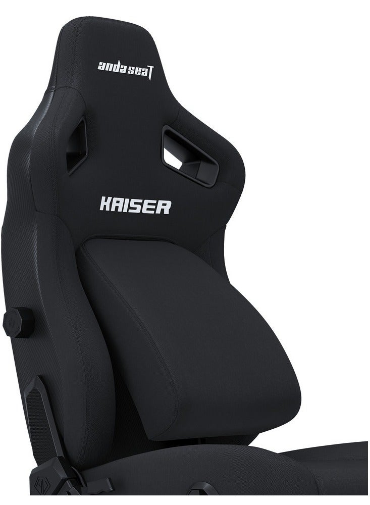 Anda seat Gaming Chair KAISER-4 XL Black Fabric | AD12YDDC-XLL-20-B-CF