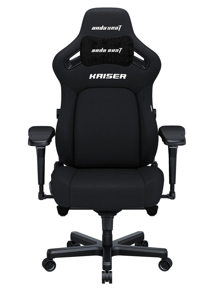 Anda seat Gaming Chair KAISER-4 XL Black Fabric | AD12YDDC-XLL-20-B-CF