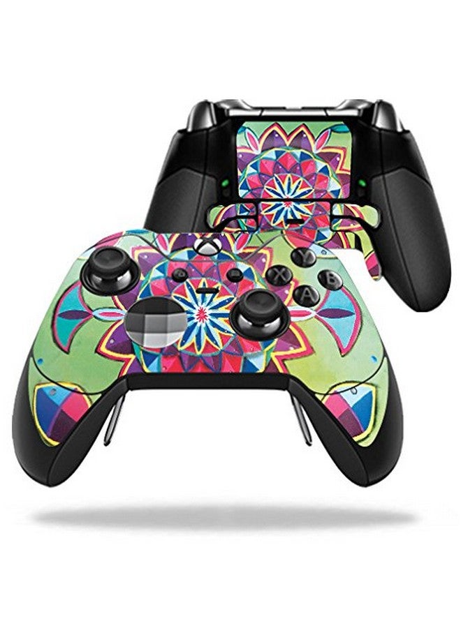 Mightyskins Skin Compatible With Microsoft Xbox One Elite Controller Fish Mandala | Protective, Durable, And Unique Vinyl Wrap Cover | Easy To Apply, Remove, And Change Styles | Made In The Usa