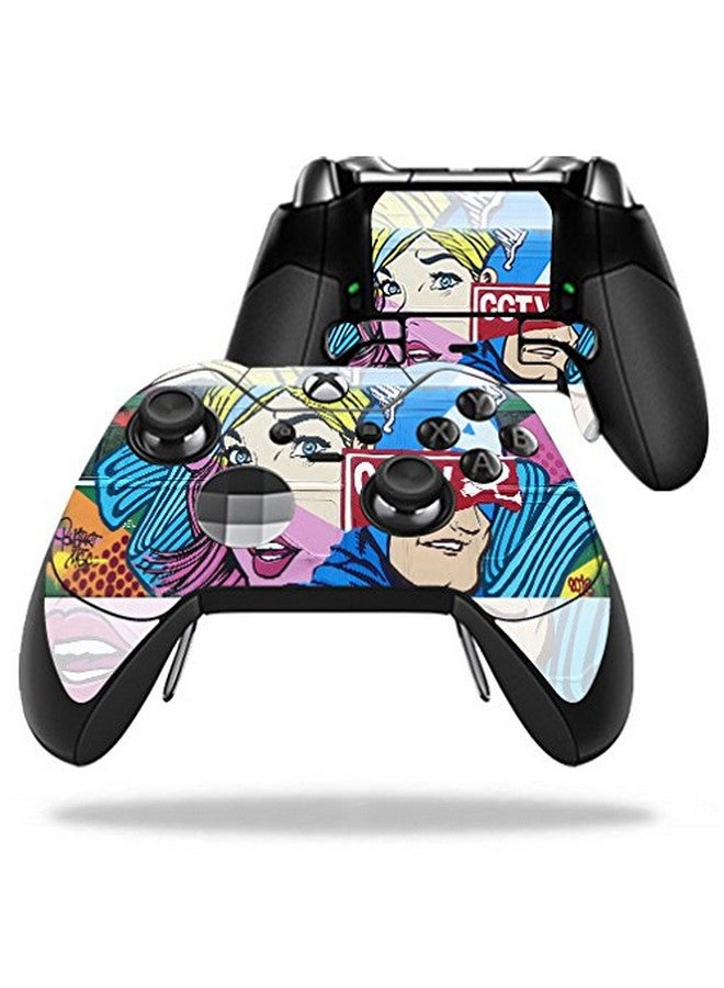 Mightyskins Skin Compatible With Microsoft Xbox One Elite Controller Train Graffiti | Protective, Durable, And Unique Vinyl Wrap Cover | Easy To Apply, Remove, And Change Styles | Made In The Usa