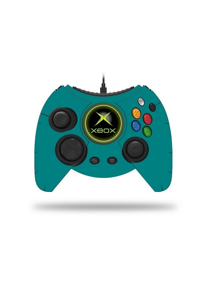 Mightyskins Skin Compatible With Microsoft Xbox One Hyperkin Duke Controller Solid Teal | Protective, Durable, And Unique Vinyl Wrap Cover | Easy To Apply, Remove | Made In The Usa