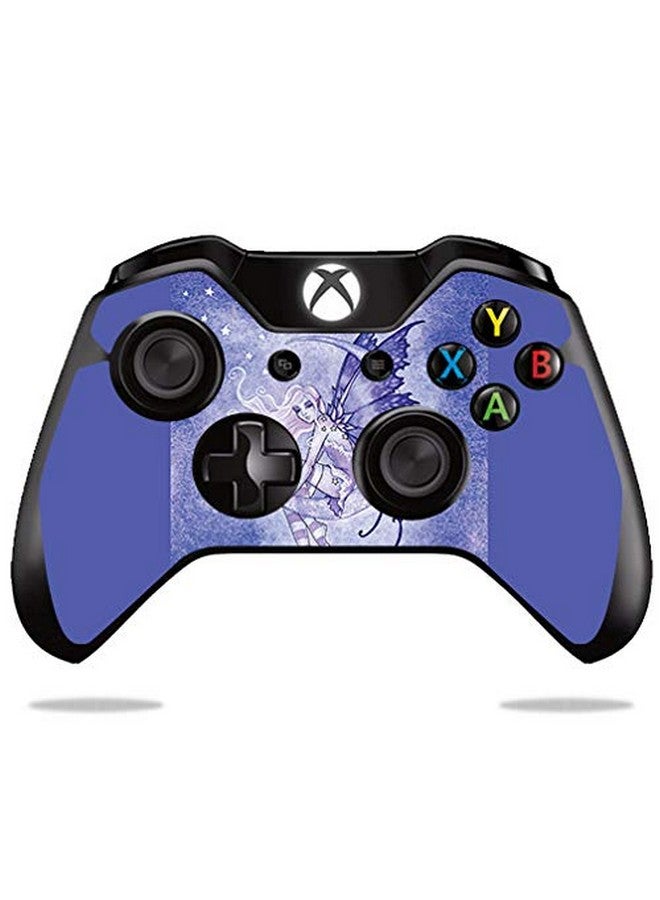 Mightyskins Skin Compatible With Microsoft Xbox One Or S Controller Purple Moon | Protective, Durable, And Unique Vinyl Decal Wrap Cover | Easy To Apply, Remove, And Change Styles | Made In The Usa