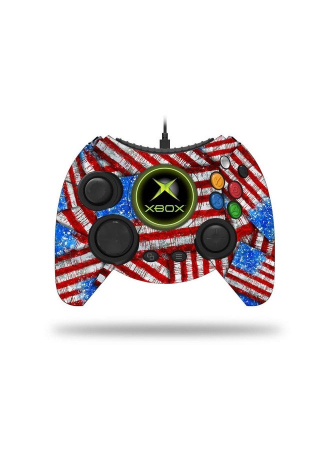 Mightyskins Skin Compatible With Microsoft Xbox One Hyperkin Duke Controller Flags Drips | Protective, Durable, And Unique Vinyl Wrap Cover | Easy To Apply, Remove | Made In The Usa