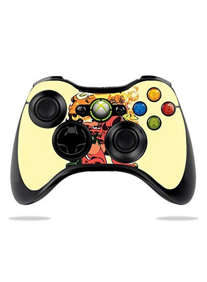 Mightyskins Skin Compatible With Microsoft Xbox 360 Controller Ignis | Protective, Durable, And Unique Vinyl Decal Wrap Cover | Easy To Apply, Remove, And Change Styles | Made In The Usa