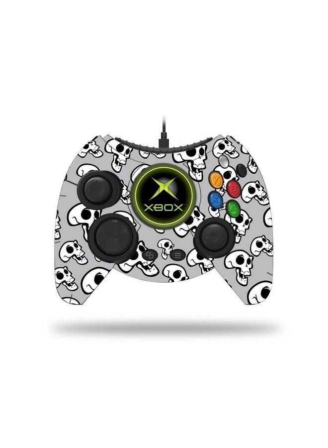 Mightyskins Skin Compatible With Microsoft Xbox One Hyperkin Duke Controller Laughing Skulls | Protective, Durable, And Unique Vinyl Wrap Cover | Easy To Apply, Remove | Made In The Usa