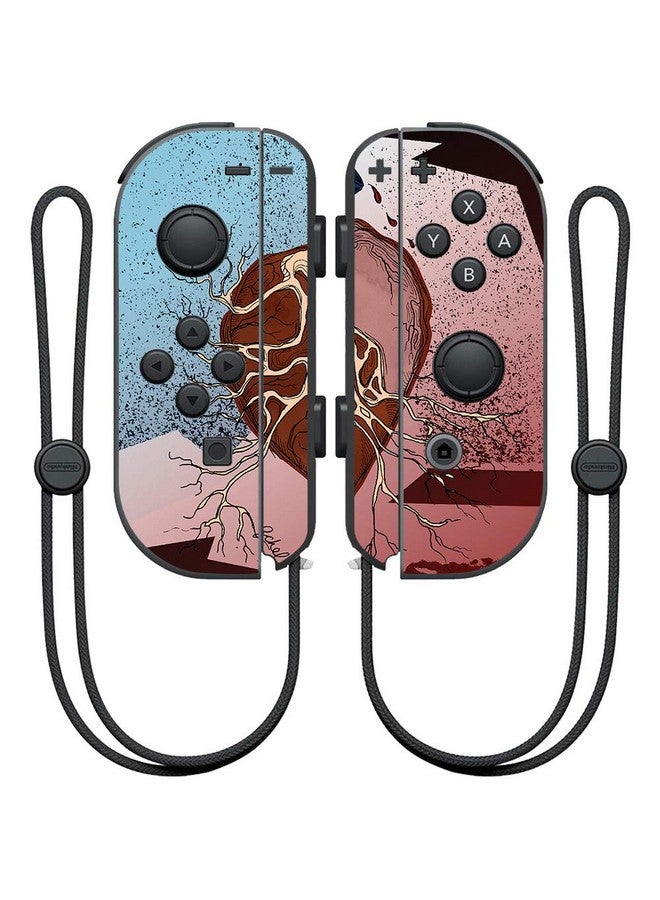 Mightyskins Skin Compatible With Nintendo Joy Con Controller Sticky Web | Protective, Durable, And Unique Vinyl Decal Wrap Cover | Easy To Apply, Remove, And Change Styles | Made In The Usa