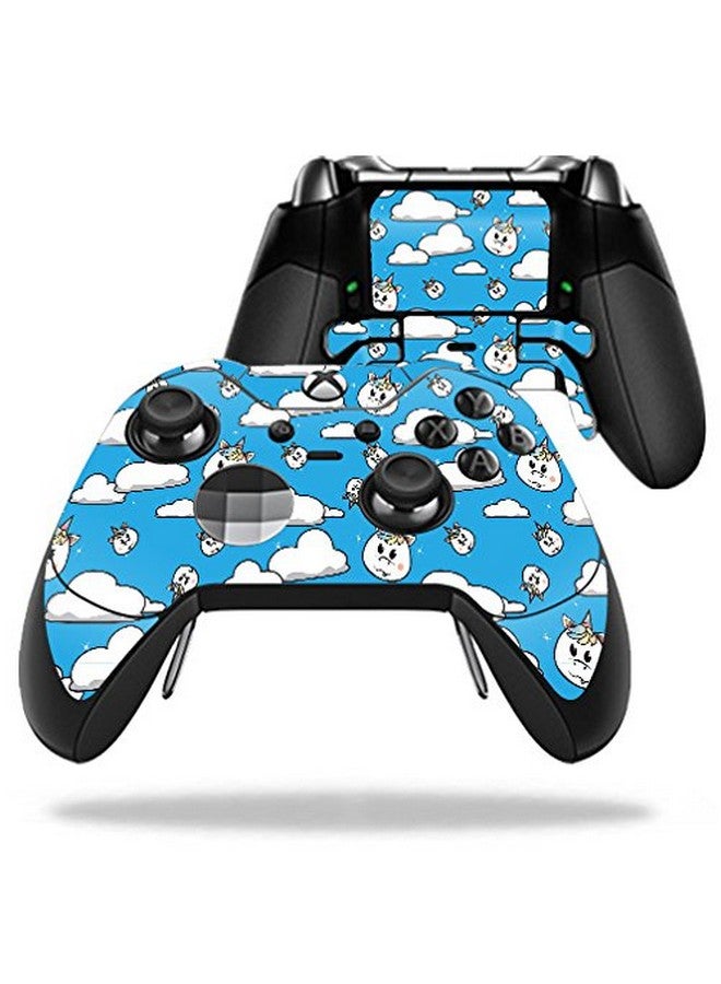 Mightyskins Skin Compatible With Microsoft Xbox One Elite Controller Unicorn Clouds | Protective, Durable, And Unique Vinyl Wrap Cover | Easy To Apply, Remove, And Change Styles | Made In The Usa