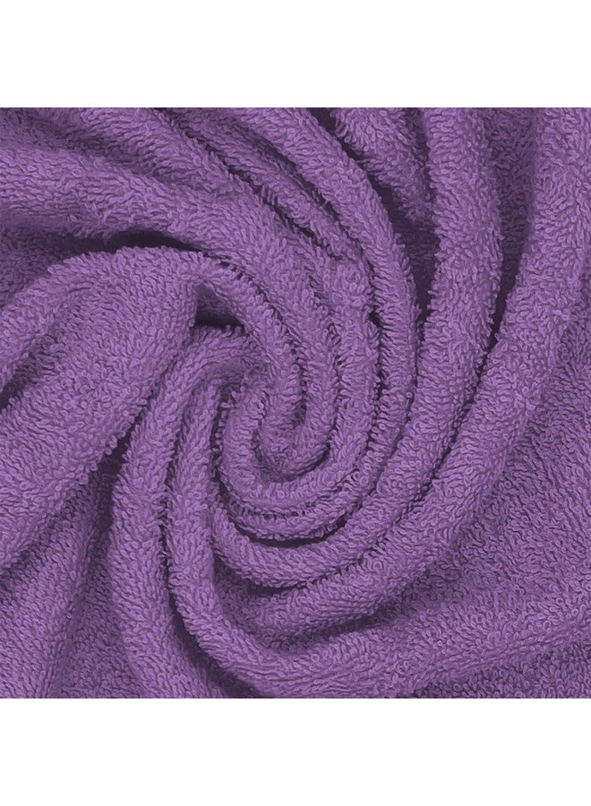 Anatolia 12 Piece Cotton Towel Combo In 500 Gsm- Heaven+Purple