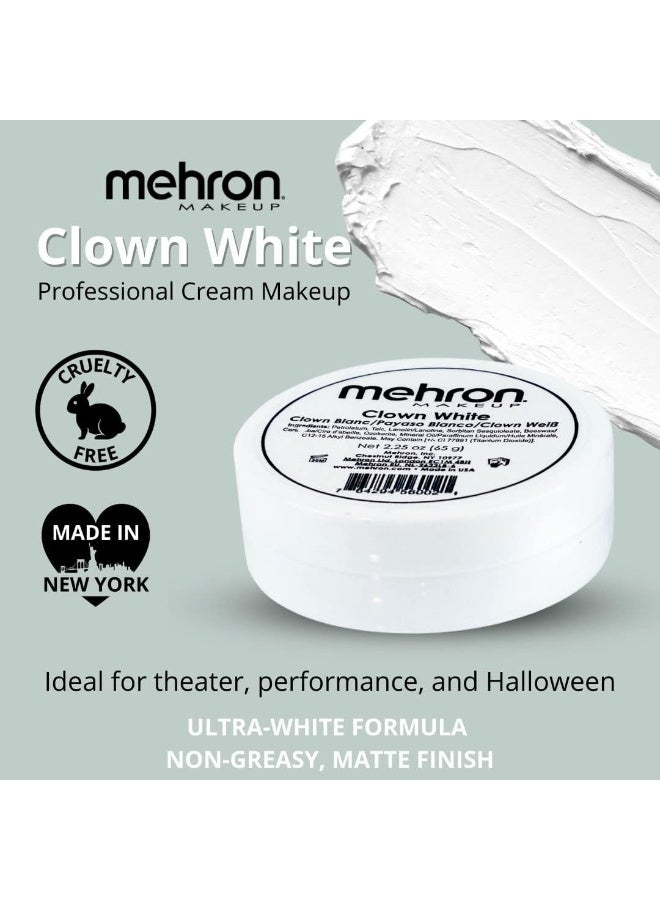 Makeup Clown White Professional Makeup 2.25 Ounce