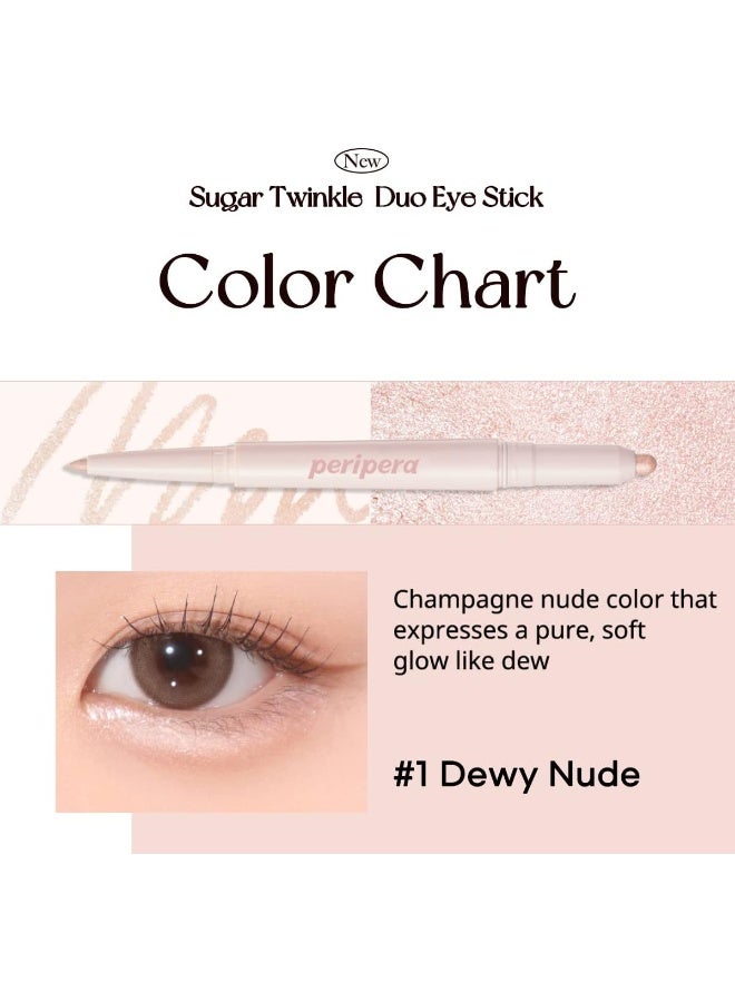 Sugar Twinkle Duo Eye Stick, 01 Dewy Nude