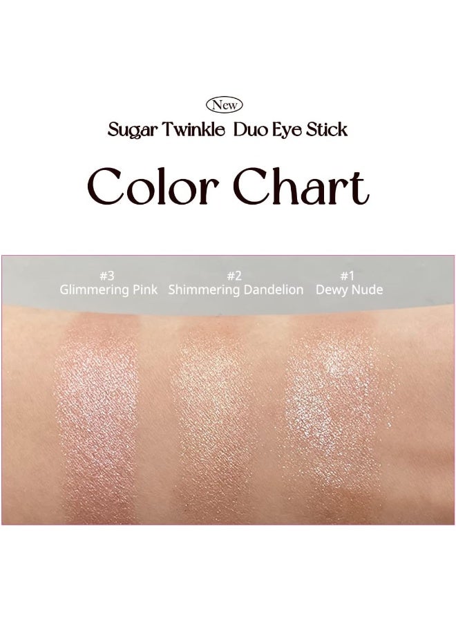 Sugar Twinkle Duo Eye Stick, 01 Dewy Nude