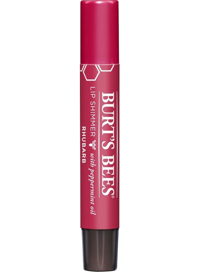 Lip Shimmer For Women, Rhubarb, 0.09 Ounce