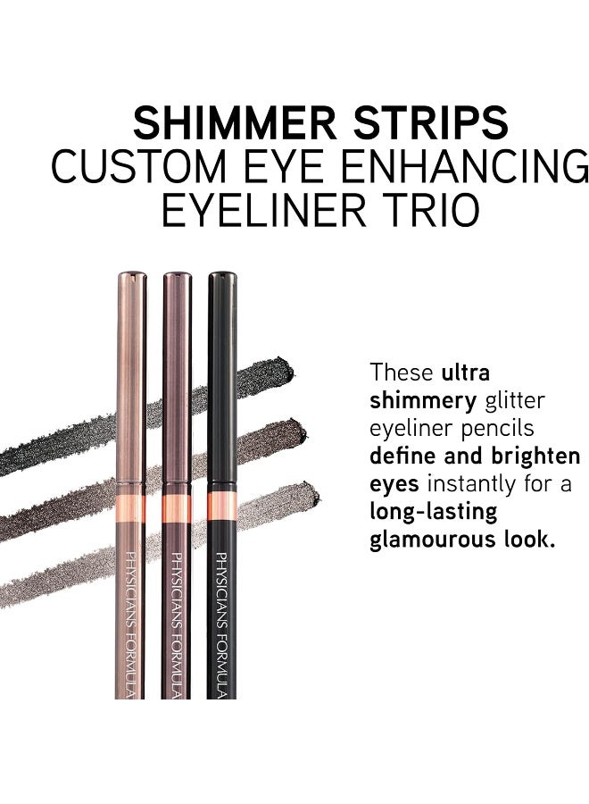 Shimmer Strips Custom Eye Enhancing Eyeliner Trio Universal Looks Collection, Nude Eyes