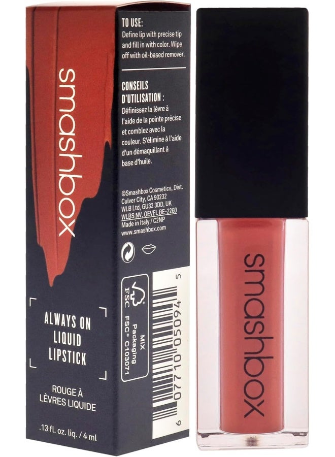 Always On Liquid Lipstick, Drivers Seat, 0.13 Fluid Ounce