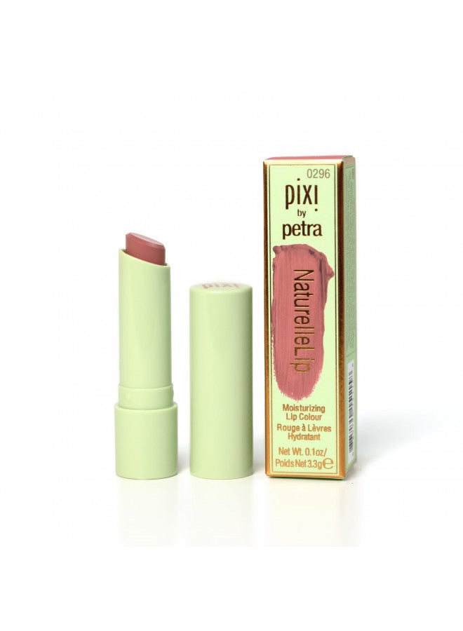 Beauty Naturelle Lip - Nectar, Sunflower Based Moisturizing Lipstick, Vitamin E & Jojoba Seed Oil Lip, Demi-Matte Finish