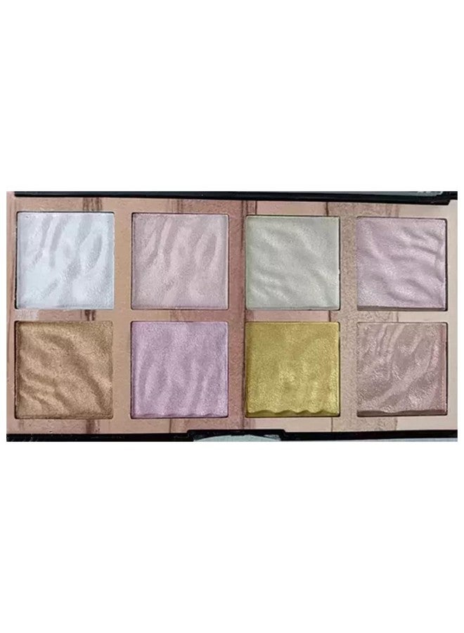 8 Colors Highlighter Makeup Palette For Face Highlighters (Multicolor)