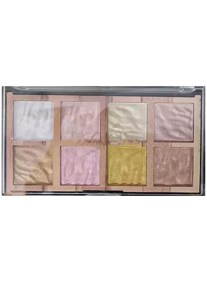 8 Colors Highlighter Makeup Palette For Face Highlighters (Multicolor)