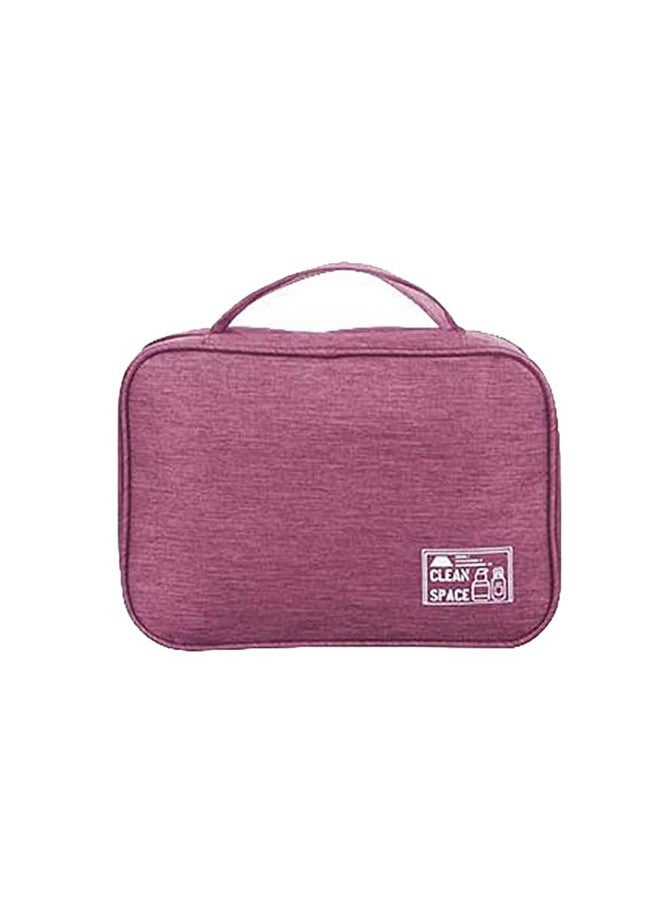 Travel Cosmetic Bag For Men Women, Hanging Toiletry Bag, Makeup Pouch, Waterproof Makeup Cosmetic Bag Travel Organizer For Accessories, Shampoo (Purple S11087)
