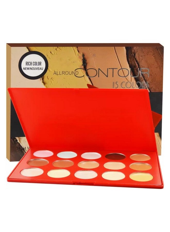 Professional Light Weight Multi-Purpose Matte Concealer Color Corrector Palette | Full Coverage, Shade-02