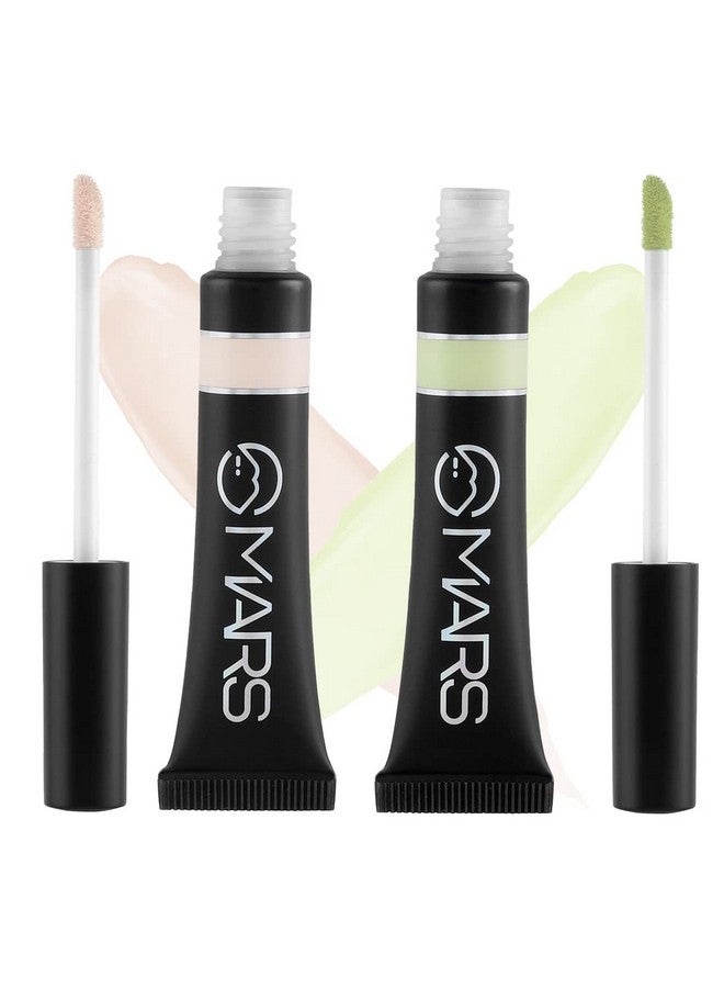 Seal The Deal Sheer Cream For All Skin Typey Buildable Concealer, Pack Of 2, Green & Porcelain, 10G Each (Cs03-02-04)