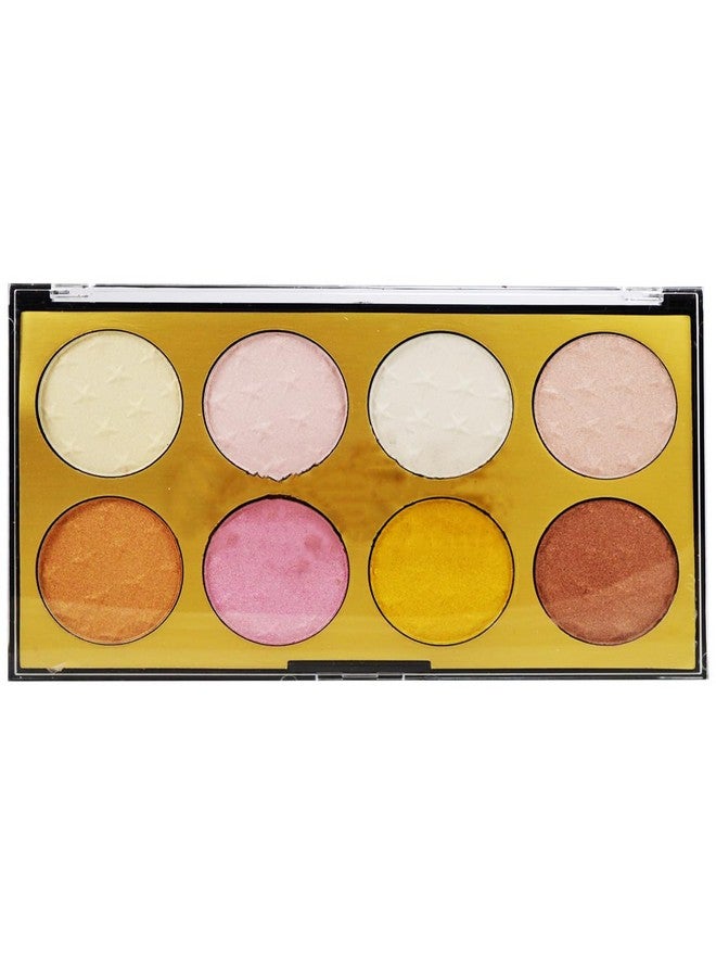 8 Colors Highlighter Makeup Palette For Face Highlighters (Multicolor)