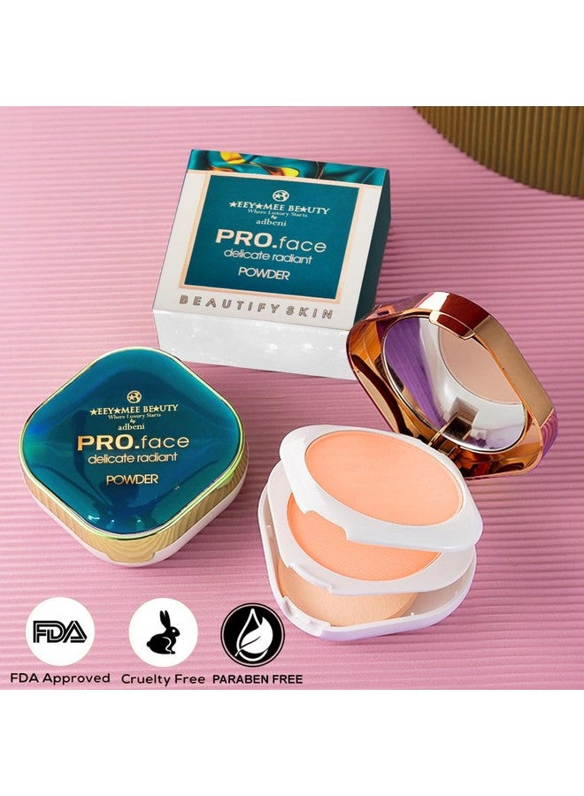 Pro Face Compact Powder 20Gm | Delicate Radiant & Beautify Skin | Seamless Coverage & Velvety Smooth Texture | Mattify & Illuminate Your Complexion (Shade-02)