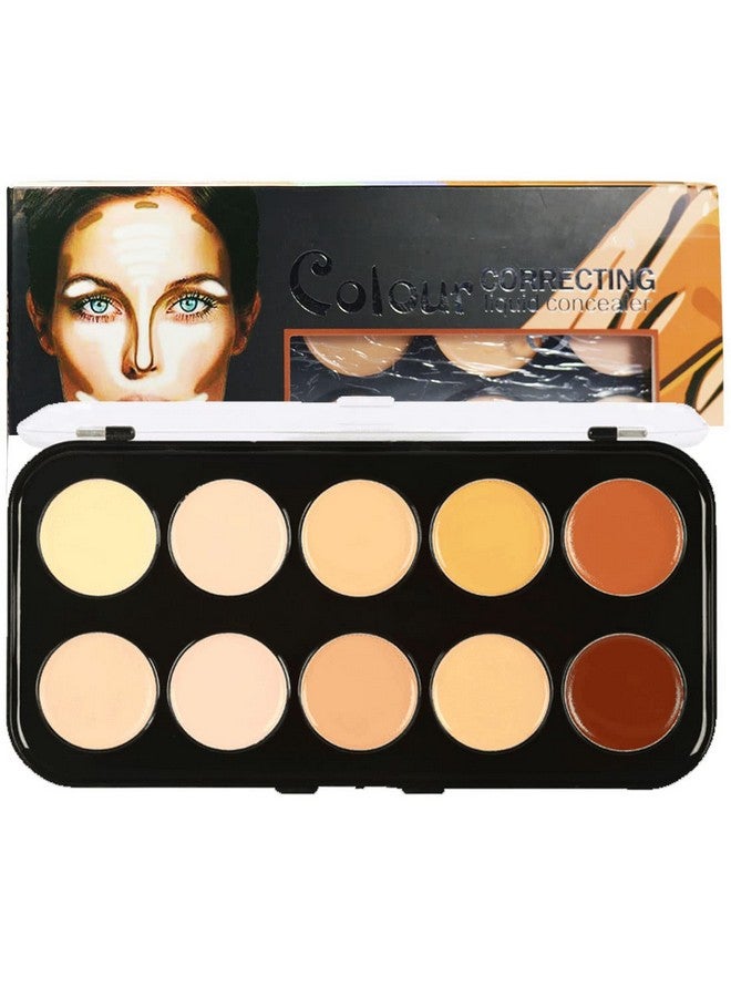 Professional Light Weight Multi-Purpose Matte Concealer Color Corrector Palette | Full Coverage