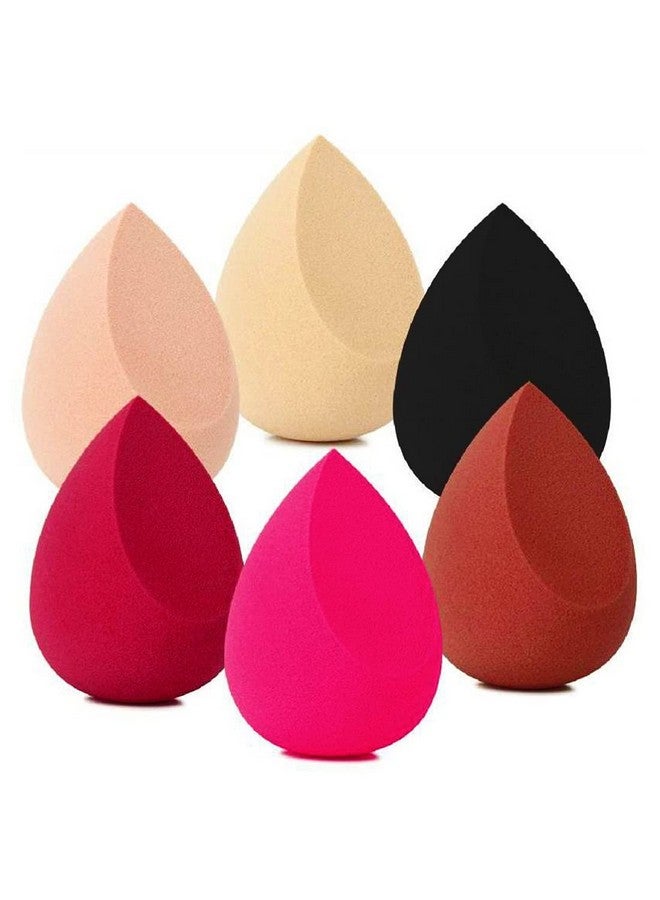 Makeup Sponge Puff (Colour May Vary) -Set Of 6 (Blndr1001)