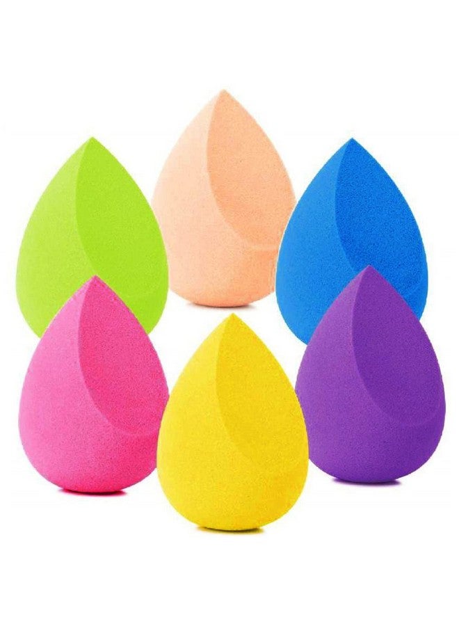 Makeup Sponge Puff (Colour May Vary) -Set Of 6 (Blndr1001)