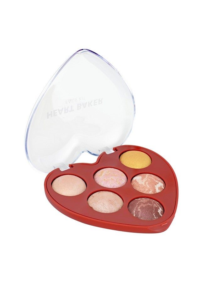 Heart Baker Blusher 16Gm | Excellent Blending Powder| Luminous And Silky (Fp04) Shade-01