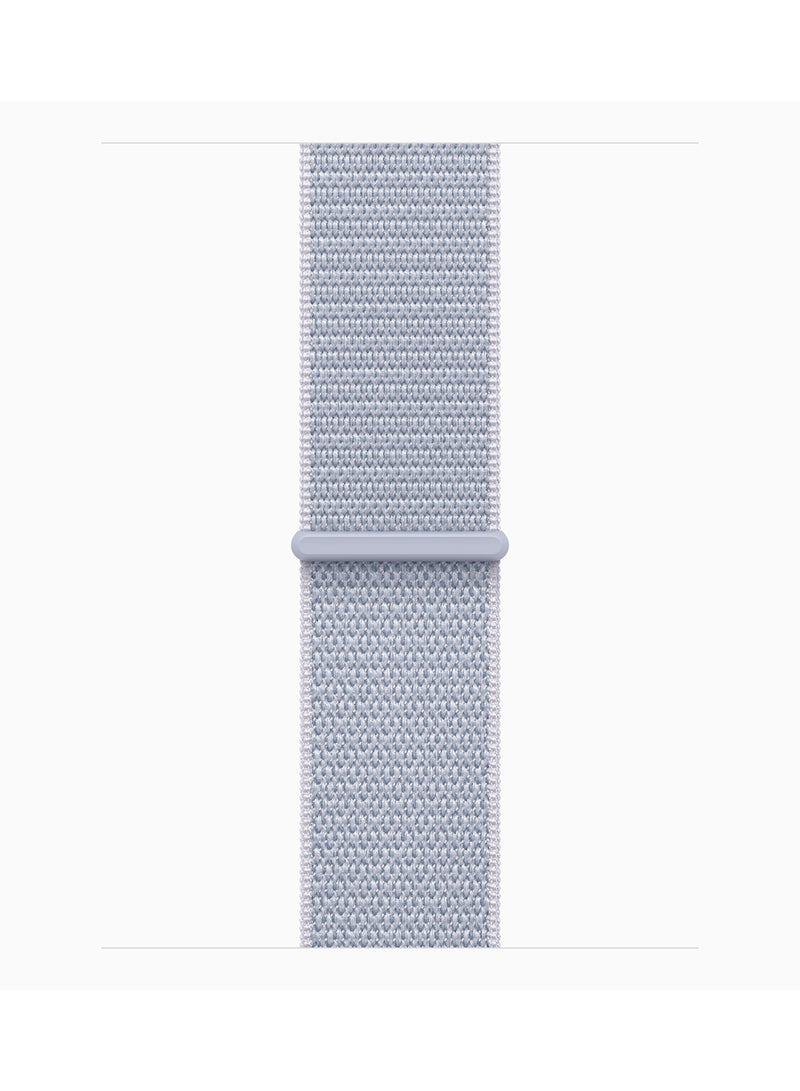 Watch SE (2024) GPS 44mm Silver Aluminium Case With Blue Cloud Sport Loop