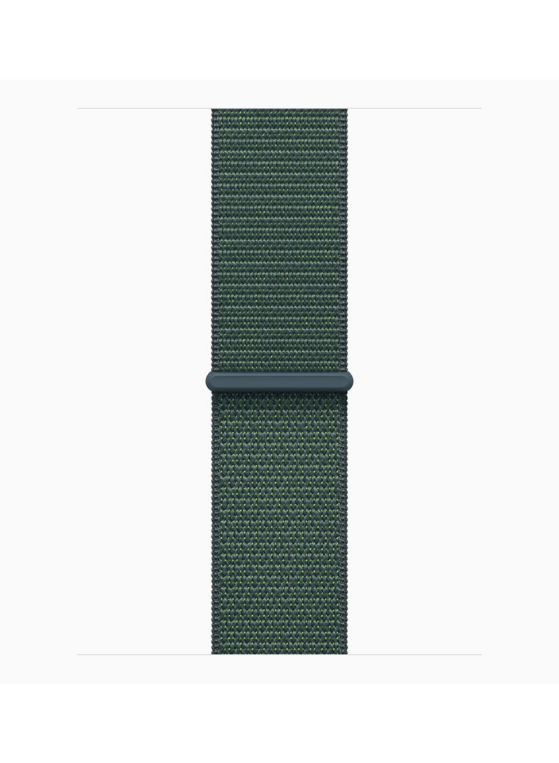 Watch SE (2024) GPS 40mm Starlight Aluminium Case With Lake Green Sport Loop