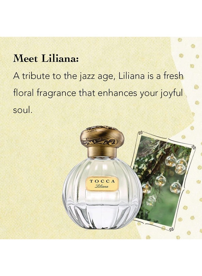 Eau De Parfum Liliana: Fresh Floral Neroli Watery Peach Muguet Handfinished Bottle (50 Ml)