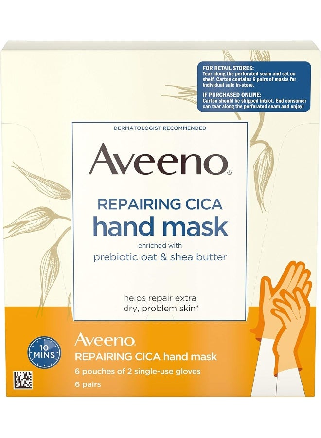 Repairing Cica Hand Mask With Prebiotic Oat And Shea Butter