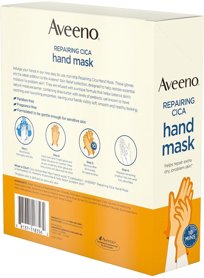 Repairing Cica Hand Mask With Prebiotic Oat And Shea Butter