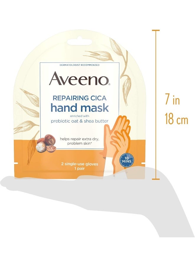 Repairing Cica Hand Mask With Prebiotic Oat And Shea Butter