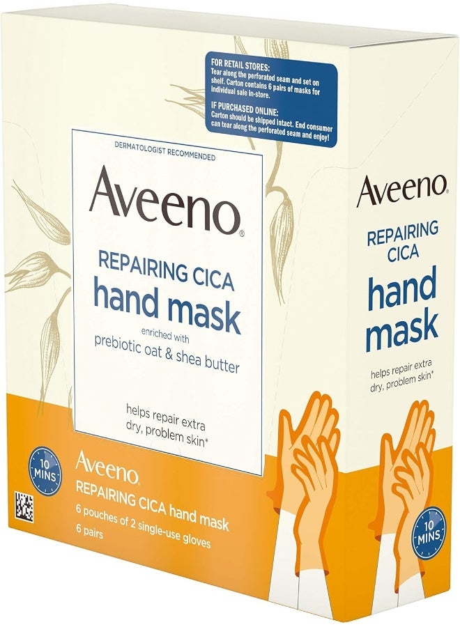 Repairing Cica Hand Mask With Prebiotic Oat And Shea Butter