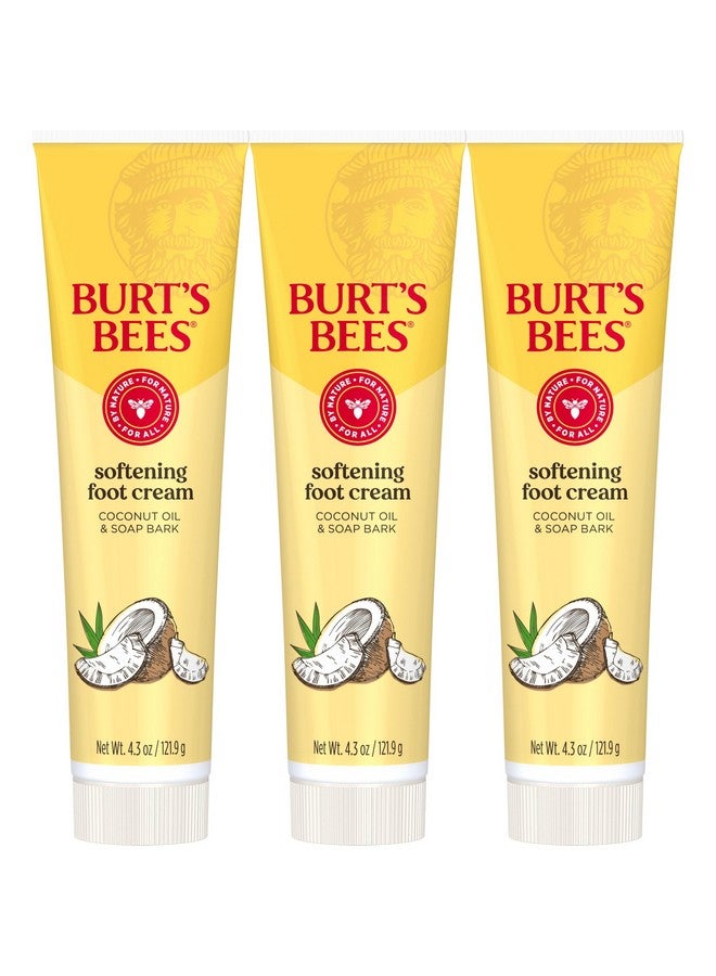 Burts Bees Coconut Foot Crme, 4.34 Ounces (Pack Of 3)