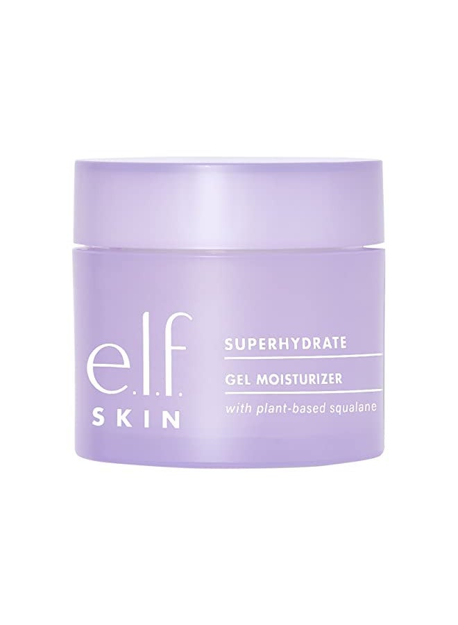 e.l.f Superhydrate Moisturiser, Fast-Absorbing, Non-Greasy, Gel Formula, Hydrates, Tones, Clarifies, Protects, Infused With Vitamin E, 1.69 Oz