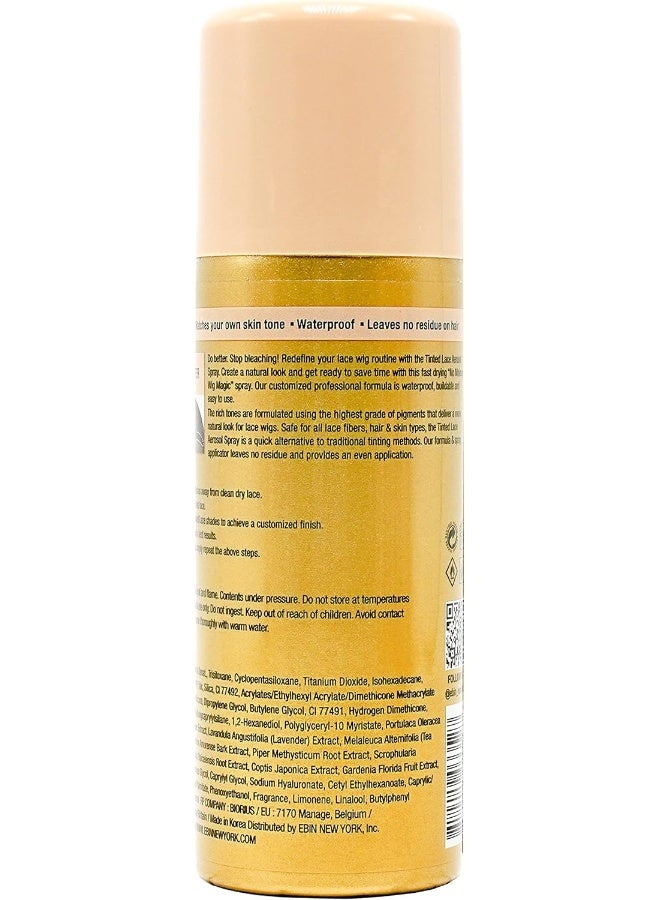 Tinted Lace Aerosol Spray – Light Beige 2.7 Oz/ 80 Ml