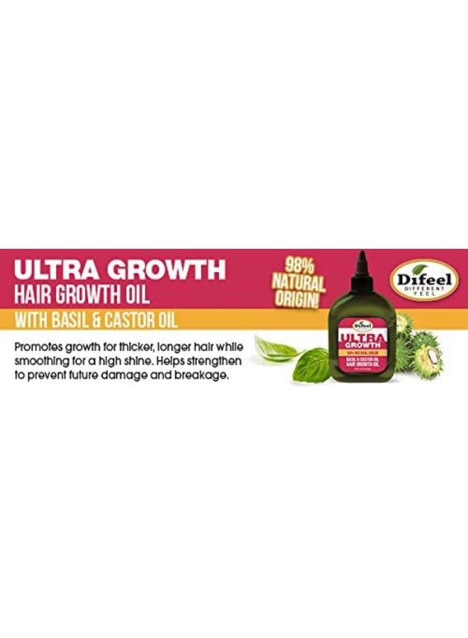 Ultra Growth Basil And Castor Hair Growth Oil 240Ml