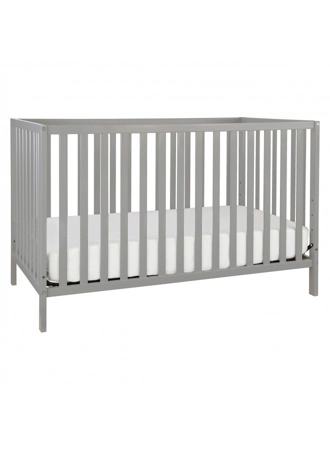 Union 4-In-1 Convertible Crib In Grey, Greenguard Gold Certified