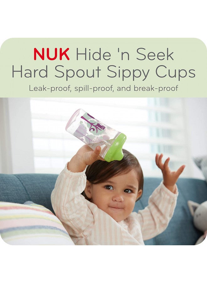 Hard Spout Sippy Cup, Hide 'N Seek, Girls 2 Pack