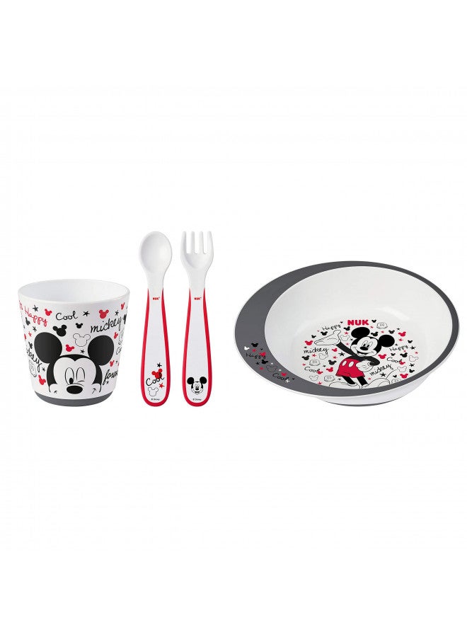 Mickey Mouse Infant Tableware Set, 4 Pieces