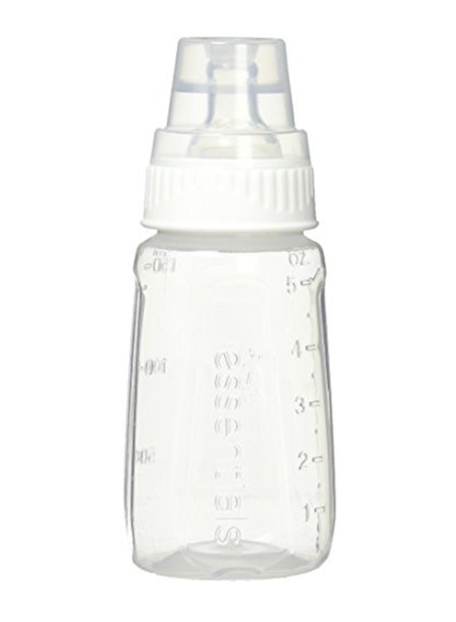 Gerber First Essentials Clear View Silicone Bottle, Slow Flow, 5 Ounce