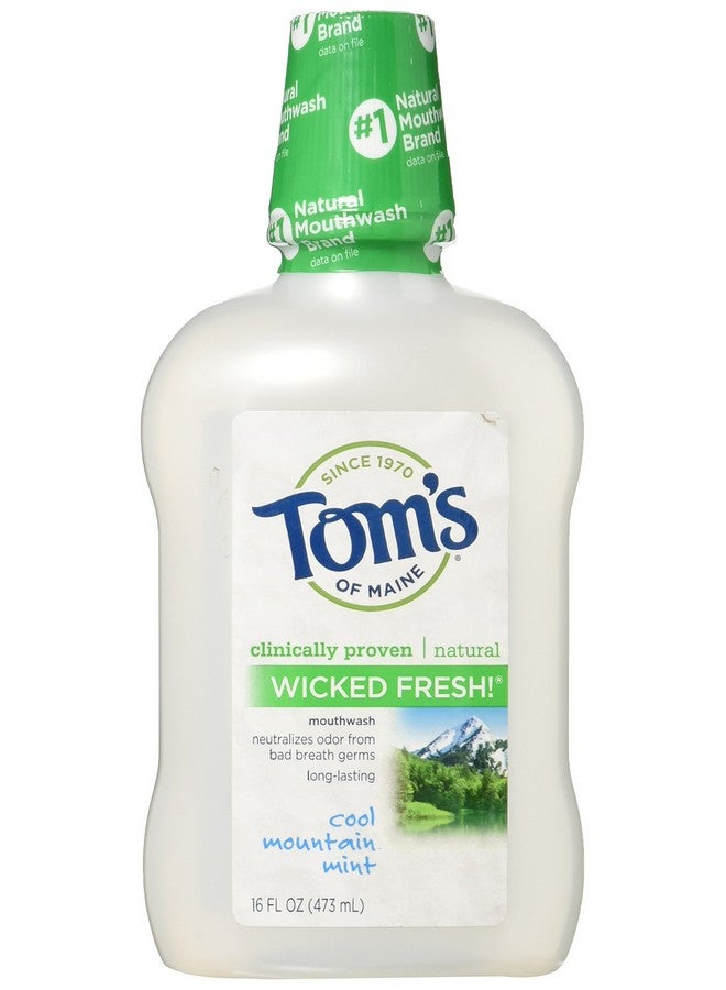 Long Lasting Wicked Fresh Mouthwash, Cool Mountain Mint - 16 Oz - 2 Pk