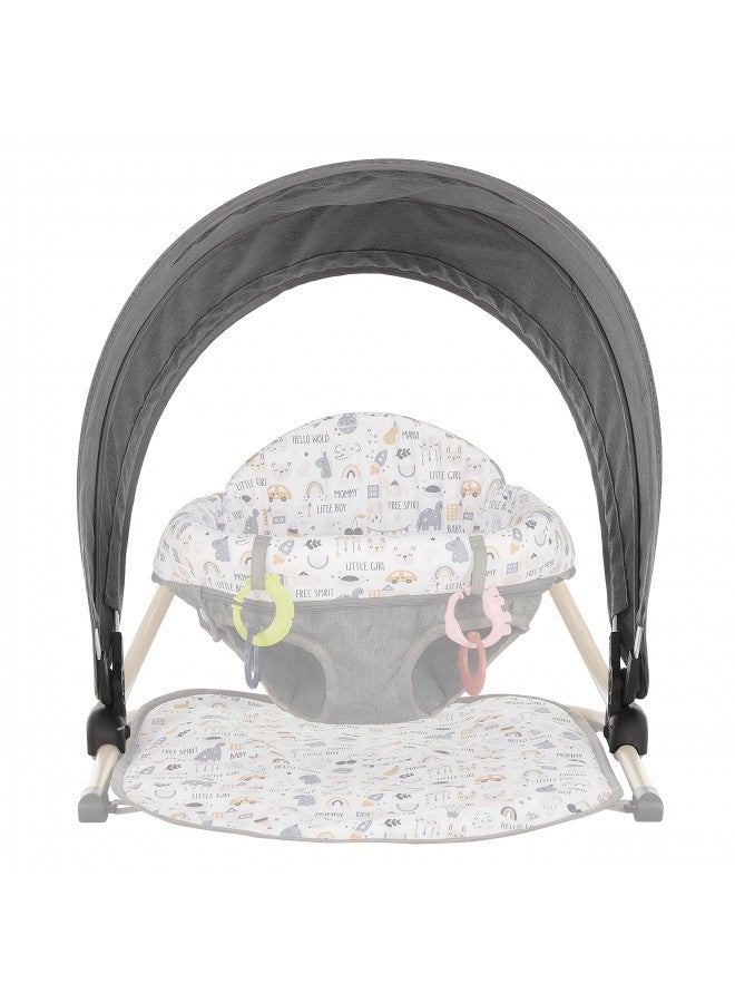 Snug N' Play Canopy, Grey